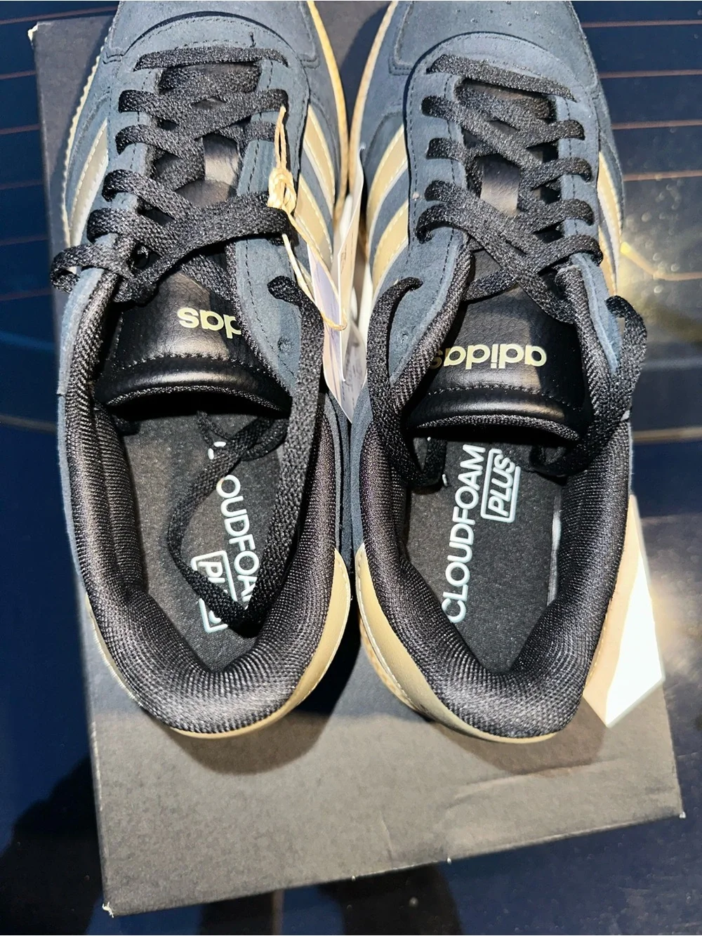 Adidas Breaknet Sleek Black/Gold/Gum Women’s Low Top Lace Up